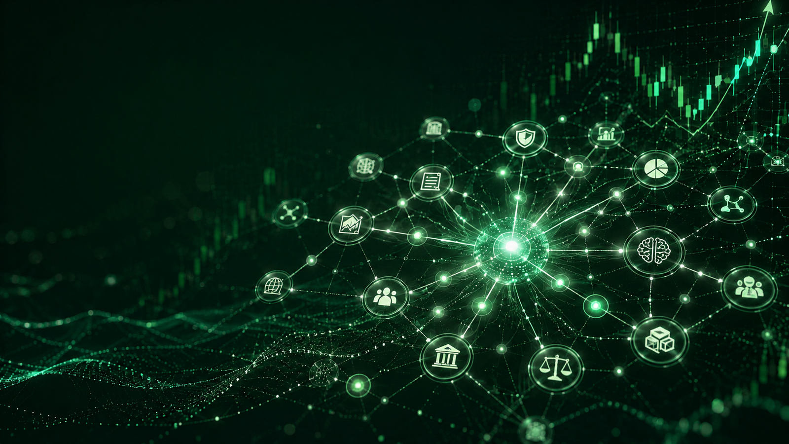 Financial knowledge graph connecting market data, instruments, portfolios, risk and AI